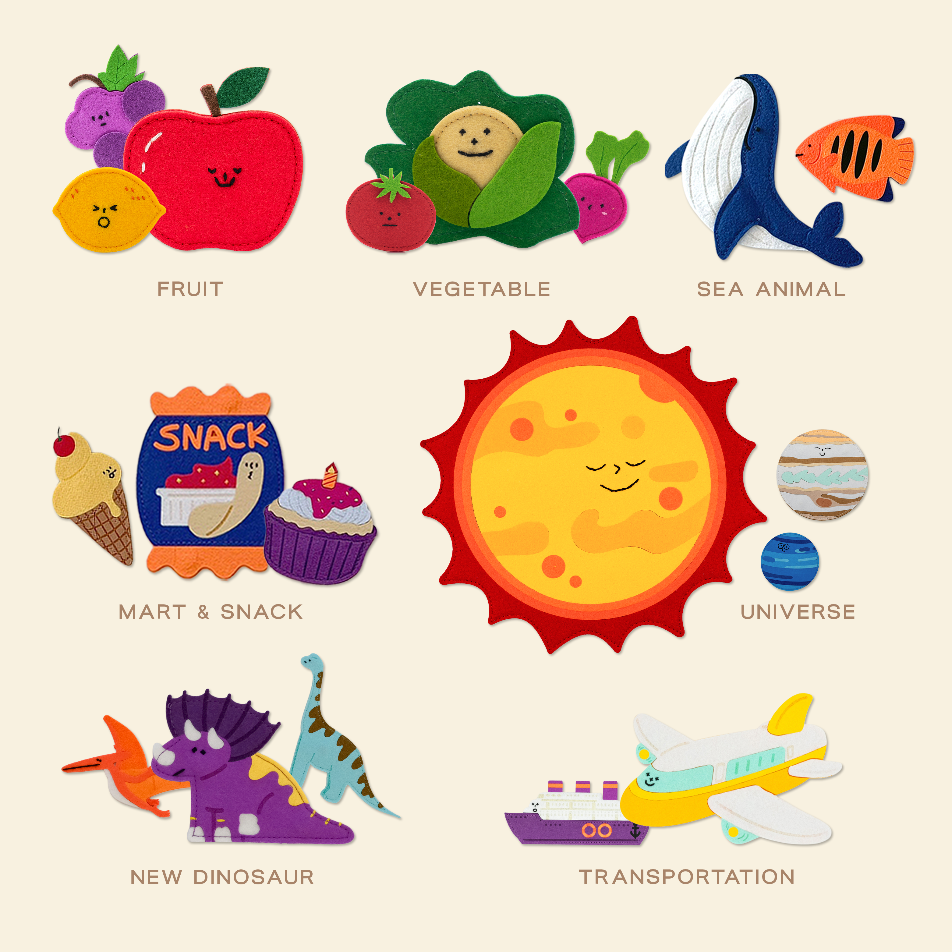 NORITER Felt Bundle (Board Not Inclusive)