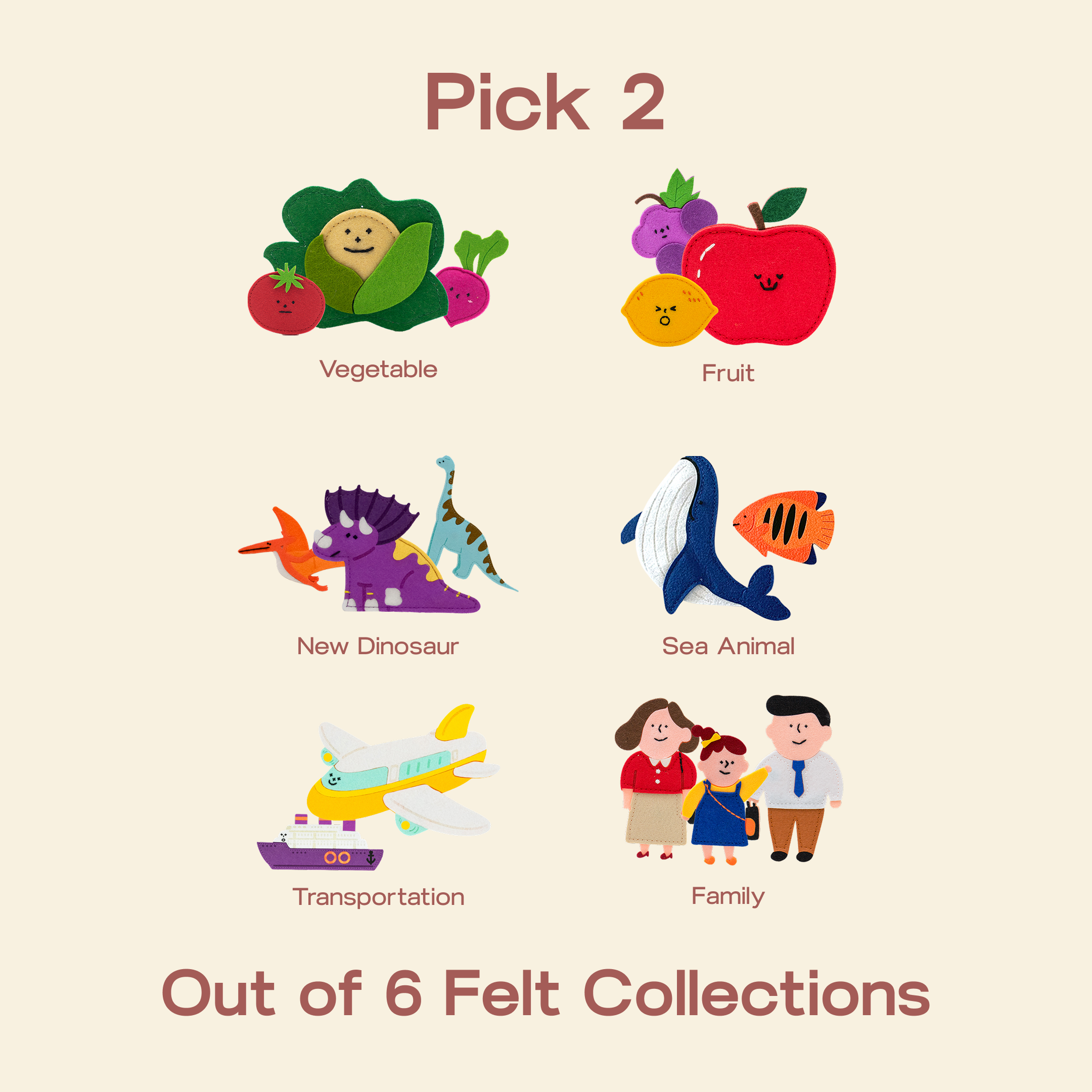 Pick 2 Felt Bundle (2026)