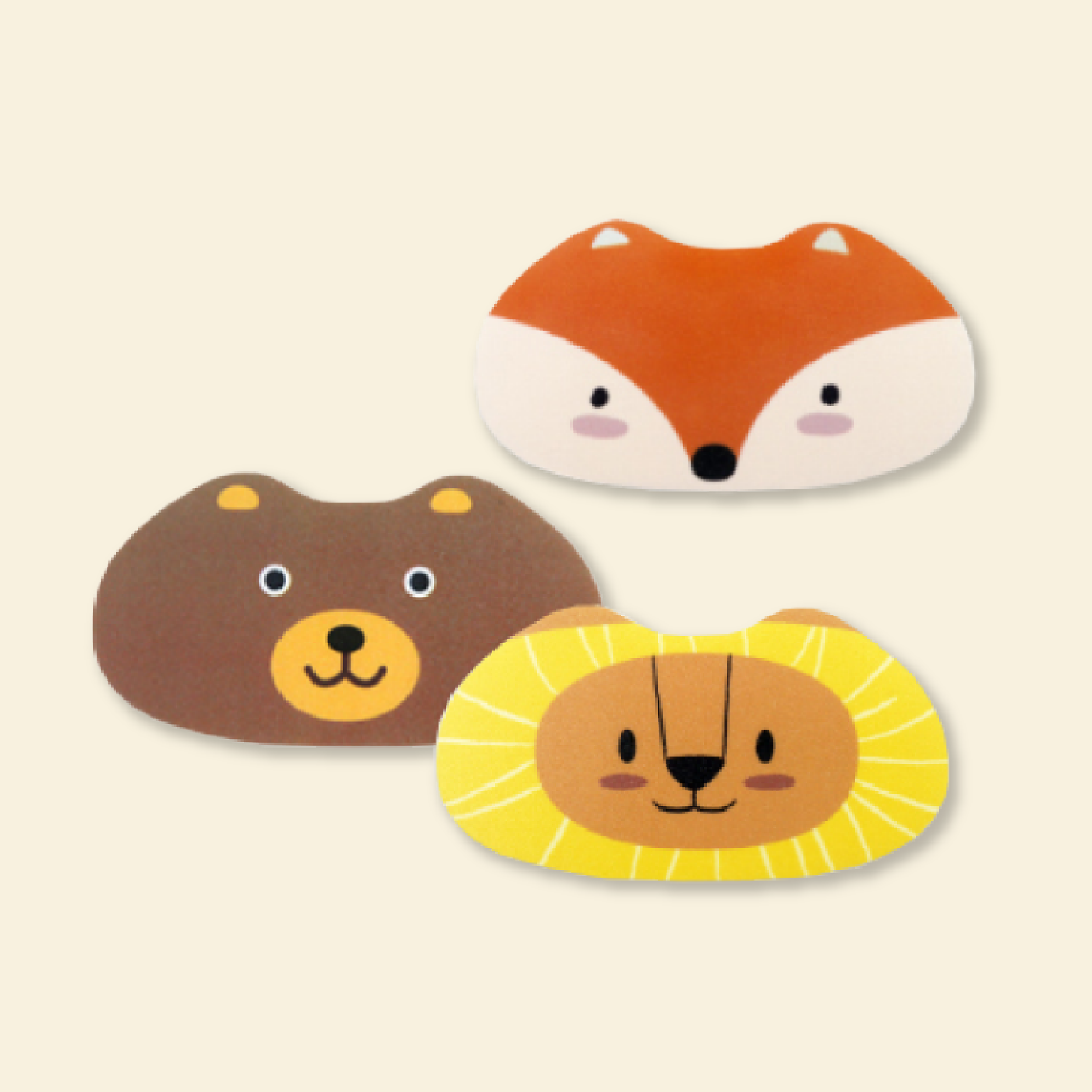 Animal Magnetic Eraser Set