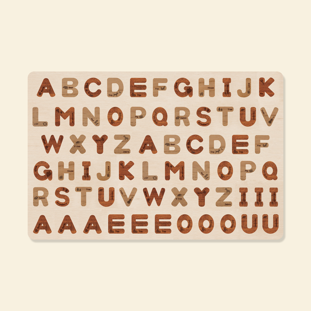 Forest Magnetic Alphabet(EN)